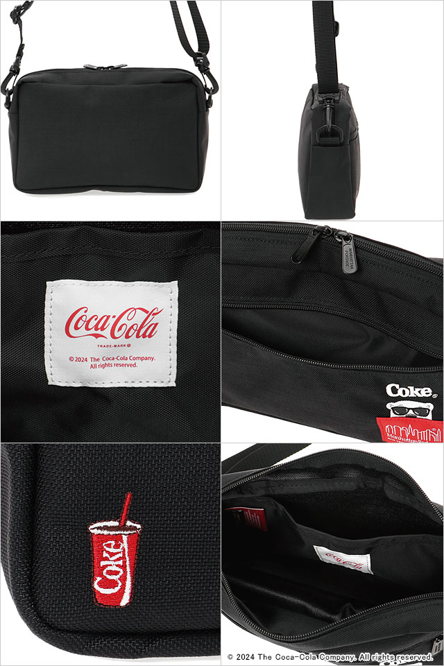 コラボ マンハッタンポーテージ Manhattan Portage ジョガーバッグ バージョンツー コカ・コーラ MP1404L2COKE Jogger Bag Ver.2 Coca-Cola Black 正規取扱店 | Manhattan Portage | 02