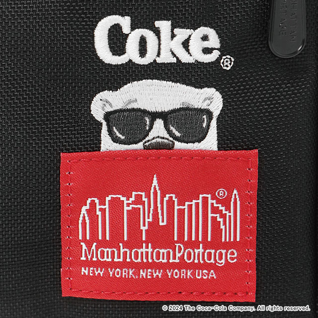 コラボ マンハッタンポーテージ Manhattan Portage ジョガーバッグ バージョンツー コカ・コーラ MP1404L2COKE Jogger Bag Ver.2 Coca-Cola Black 正規取扱店 | Manhattan Portage | 03