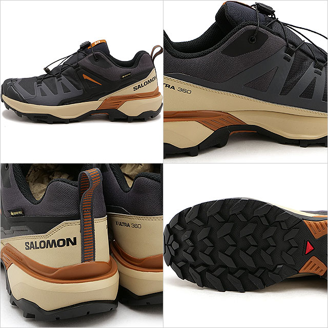 サロモン SALOMON スニーカー エックスウルトラ360 ゴアテックス L47687000 X ULTRA 360 GTX メンズ 透湿防水 PHANTOM SAFARI CARAMEL-CAFE 正規取扱店 | SALOMON | 02