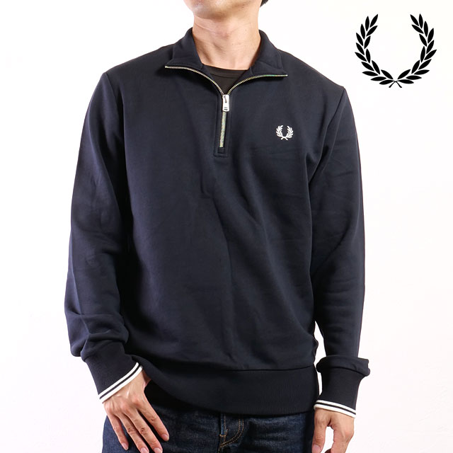 FRED PERRY（フレッドペリー） ハーフジップ スウェットシャツ M3574
