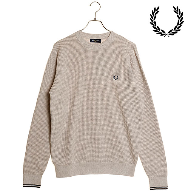 フレッドペリー FRED PERRY ワッフルステッチジャンパー K6507