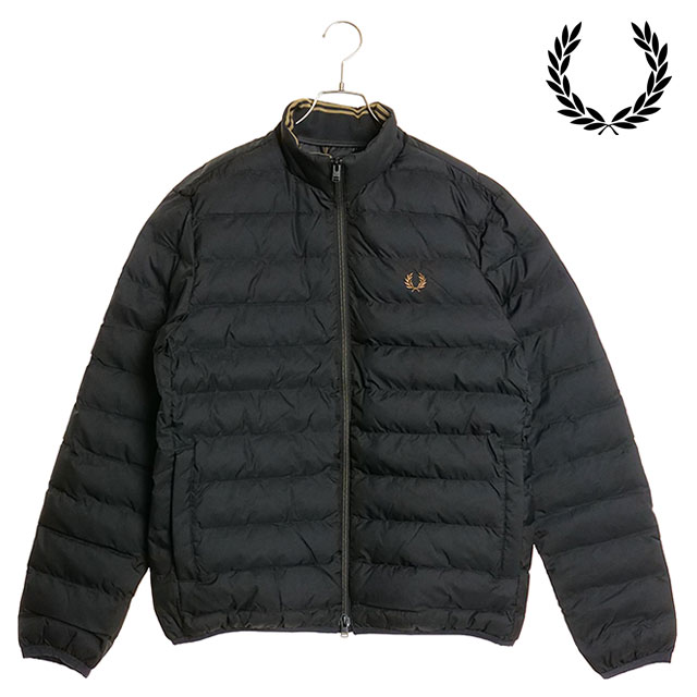 フレッドペリー FRED PERRY インサレーテッドジャケット J4564-102 INSULATED JACKET メンズ アウター 中綿ジャケット ブルゾン BLACK 正規取扱店 | FRED PERRY | 01