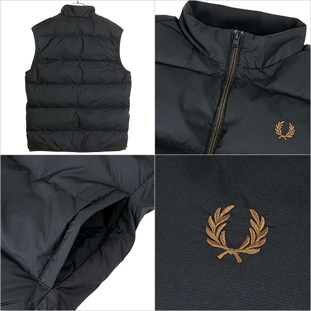 FRED PERRY（フレッドペリー） インサレーテッドジレ J8522-102 FW24