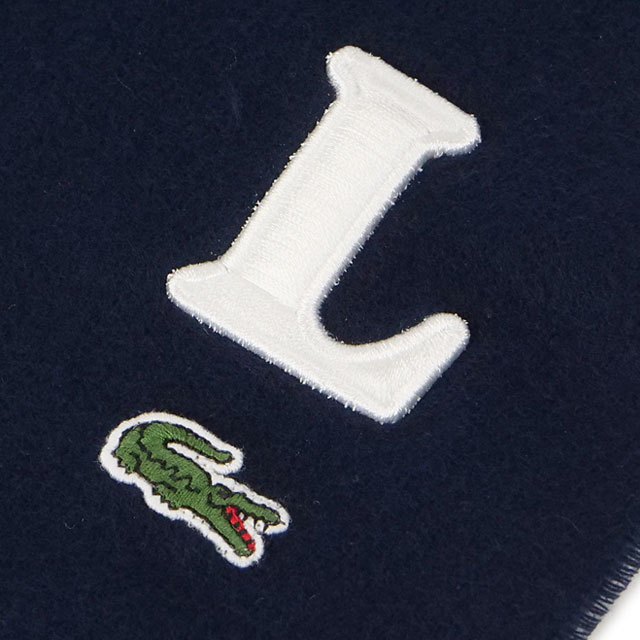 ラコステ LACOSTE Lステッチマフラー RE017J-99-166 FW24 メンズ・レディース 小物 アクセサリー ストール 防寒 ネイビー 正規取扱店 | LACOSTE | 02
