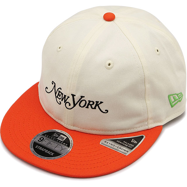 ニューエラ NEW ERA キャップ ニューヨーク・マガジン 14350618 FW24 RC 9FIFTY New York Magazine 帽子 サイズ調整可能 クローム オレンジ 正規取扱店 | NEW ERA