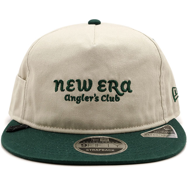 ニューエラ アウトドア NEWERA OUTDOOR キャップ 14307176 FW24 RC 9FIFTY ANGLER CLUB 帽子 サイズ調整可能 アウトドア ストーン ダークグリーン 正規取扱店 | NEW ERA | 01