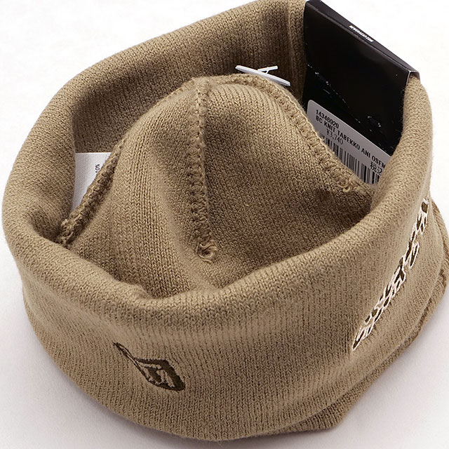 ニューエラ NEWERA ベーシックカフニットキャップ たべっ子どうぶつ らいおん 14346920 BASIC CUFF KNIT TABEKKO ANIMALS LION 帽子 ベージュ 正規取扱店 | NEW ERA | 03