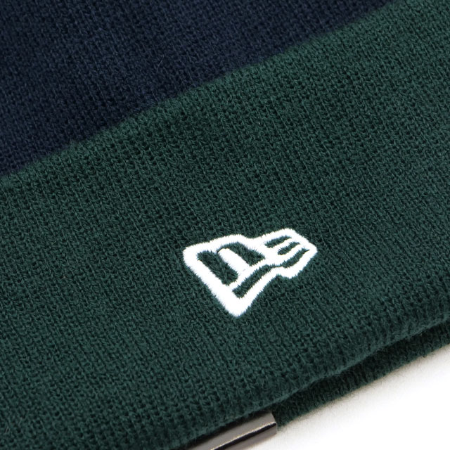 ニューエラ NEWERA ニットキャップ ベーシックカフニット 中津川吾郎 14346925 BASIC CUFF KNIT GORO min-nano ネイビー ブリティッシュグリーン 正規取扱店 | NEW ERA | 02