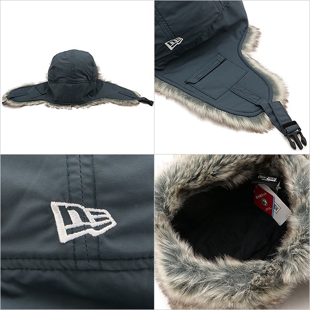 ニューエラ アウトドア NEW ERA OUTDOOR フライトキャップ ザ トラッパー 14307167 FW24 THE TRAPPER 防寒キャップ 耳あて付き グラファイト 正規取扱店 | NEW ERA | 02