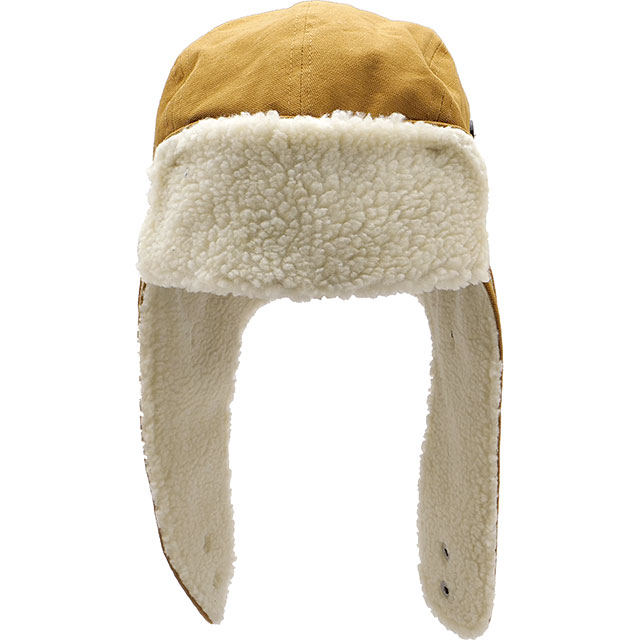 ニューエラ NEW ERA フライトキャップ ザ トラッパー ダックキャンバス 14307146 FW24 THE TRAPPER 帽子 防寒キャップ 耳あて付き ライトブロンズ 正規取扱店 | NEW ERA | 01