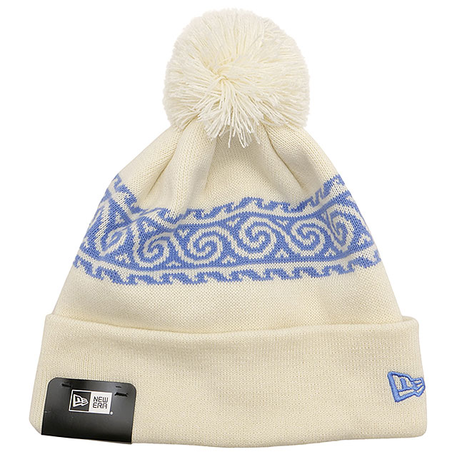 ニューエラ NEW ERA ニットキャップ ポンポンニット 14312109 FW24 POM PON KNIT 帽子 ニット帽 ビーニー オフホワイト コペンブルー  正規取扱店 | NEW ERA