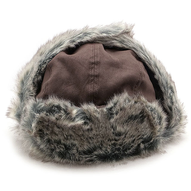 ニューエラ NEW ERA フライトキャップ ザ トラッパー シンセティックスエード 14307143 FW24 THE TRAPPER 防寒キャップ ダークブラウン 正規取扱店 | NEW ERA | 01