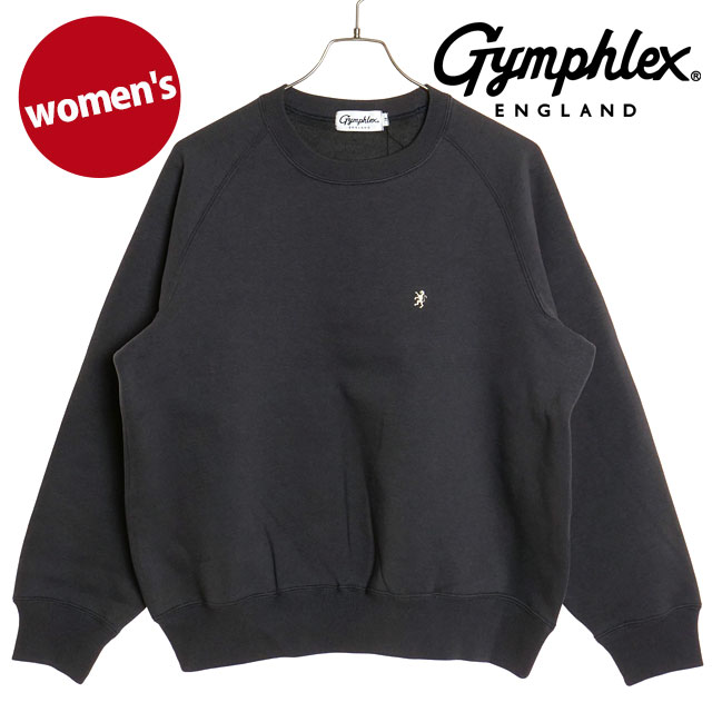 ジムフレックス Gymphlex スウィングスリーブ クルーネックプルオーバー GY-C0291-TCF W SWING SLEEVE CREW NECK P.O. レディース トップス CHARCOAL 正規取扱店 | GYMPHLEX
