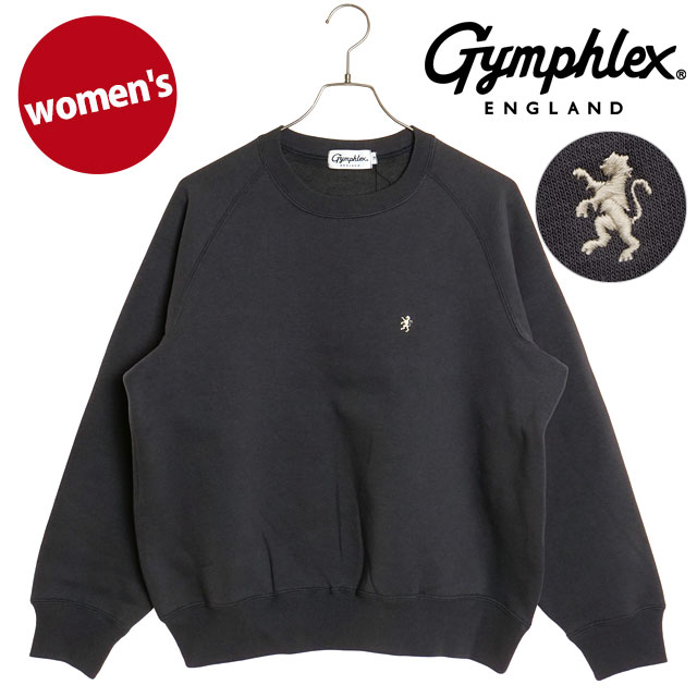 ジムフレックス Gymphlex スウィングスリーブ クルーネックプルオーバー GY-C0291-TCF W SWING SLEEVE CREW NECK P.O. レディース トップス CHARCOAL 正規取扱店 | GYMPHLEX | 01