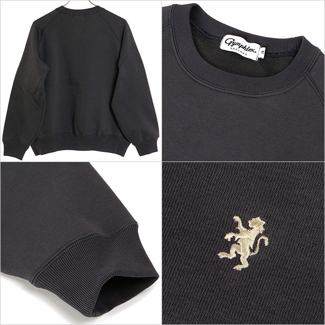 ジムフレックス Gymphlex スウィングスリーブ クルーネックプルオーバー GY-C0291-TCF W SWING SLEEVE CREW NECK P.O. レディース トップス CHARCOAL 正規取扱店 | GYMPHLEX | 02