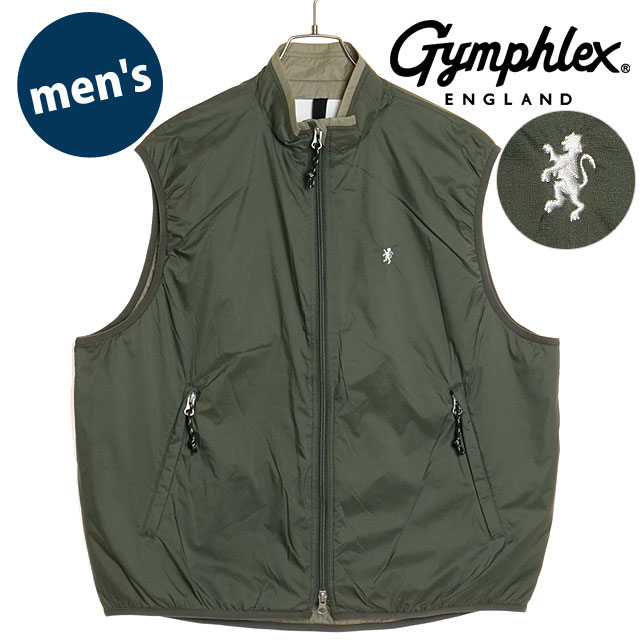 GYMPHLEX（ジムフレックス） ジップベスト GY-A0558-WPR FW24 ZIP VEST 