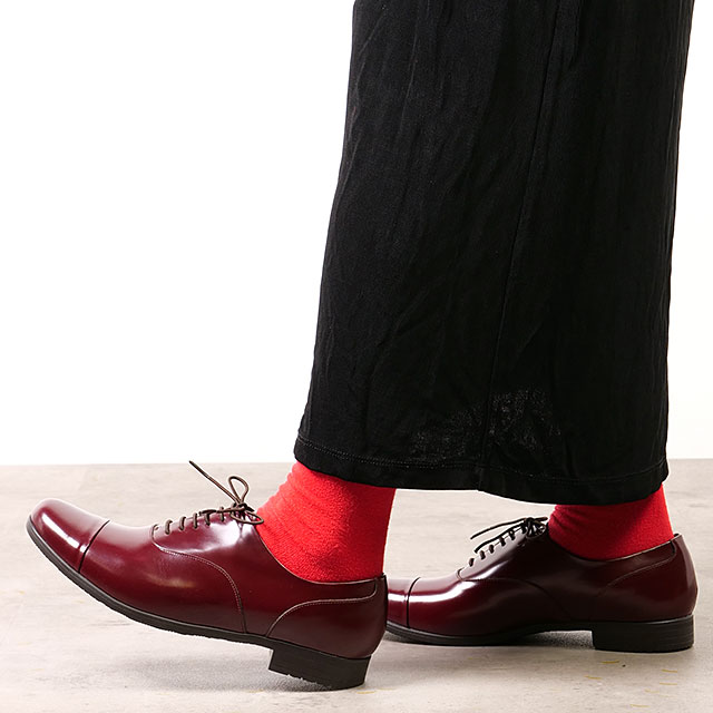 返品送料無料 ショセ トラベルシューズ TRAVEL SHOES by chausser ストレートチップ ガラスレザー レースアップシューズ TR-001ガラス 正規取扱店の画像