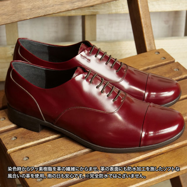 返品送料無料 ショセ トラベルシューズ TRAVEL SHOES by chausser ストレートチップ ガラスレザー レースアップシューズ TR-001ガラス 正規取扱店の画像