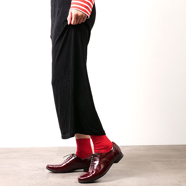 返品送料無料 ショセ トラベルシューズ TRAVEL SHOES by chausser ストレートチップ ガラスレザー レースアップシューズ TR-001ガラス 正規取扱店の画像