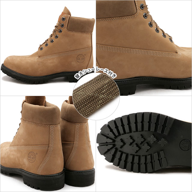 ティンバーランド Timberland 6インチプレミアムブーツ ウォータープルーフ A2P6W-EN3 FW24 6 INCH Premium WP BOOT 防水 MEDIUM-BEIGE-NUBUCK 正規取扱店 | Timberland | 02