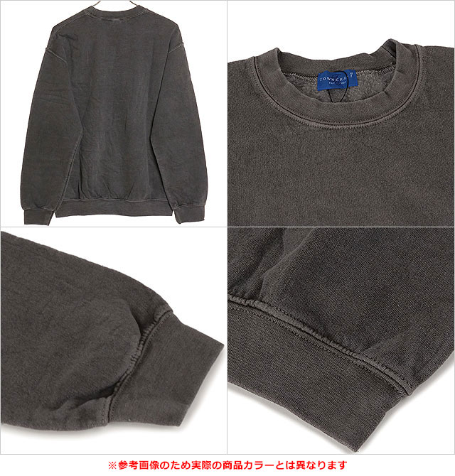 タウンクラフト TOWNCRAFT 90s ピグメントクルースウェットシャツ tc22s019 90s pigment crew sweat メンズ トレーナー 顔料染め フリース s.pink 正規取扱店 | TOWNCRAFT | 02