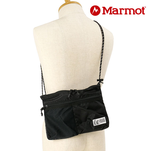 �}�[���b�g Marmot �}�[���b�g�}�E���e�����[�N�X �T�R�b�V�� TSAUB209 MMW Sacoche �����Y�E���f�B�[�X �� �V�����_�[�o�b�O �A�E�g�h�A BLACK ���K�戵�X
