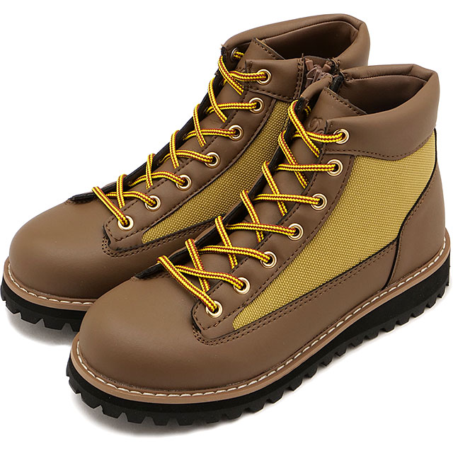 ダナー Danner キッズ ブーツ ダナー LTJ D028001 FW24 DANNER LTJ 男の子・女の子 子供靴 防水 サイドジップ キャンプ アウトドア KHAKI