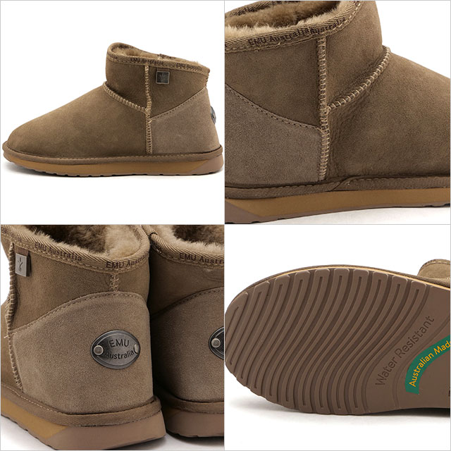 エミュ オーストラリア EMU Australia ムートンブーツ プラチナム スリムダーリン WP11875 FW24 PLATINUM SLIM DARLING エミュー  撥水 Mushroom 正規取扱店 | EMU Australia | 02