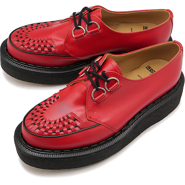 硼å GEORGE COX 쥶塼 С åץȥ 3588-VI-057 FW24 SKIPTON    ѹ MADE IN ENGLAND RED 谷Ź