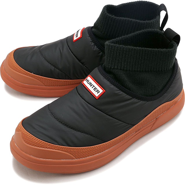 11/3まで⭐︎未使用HUNTER インアウトパファーニッテッドカフブーツ24cm HUNTER（ハンター） インアウト パファー ニッティド カフブーツ