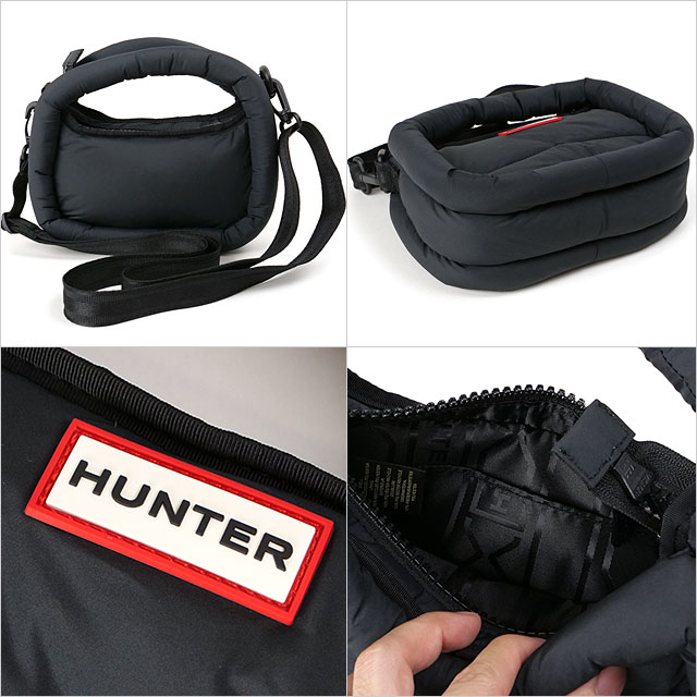ハンター HUNTER フレームド パファー ミニホーボー UBX3711KBM-BLK FW24 FRAMED PUFFER MINI HOBO メンズ・レディース 鞄 ハンドバッグ ショルダーバッグ BLACK | HUNTER | 02