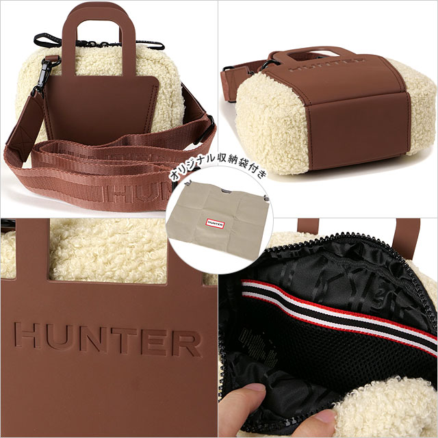 ハンター HUNTER ブークル ミニクロスボディ UBX3704PRC-CCR FW24 BOUCLE MINI CROSSBODY メンズ・レディース 鞄 ハンドバッグ ショルダーバッグ CANVAS-CREAM | HUNTER | 02