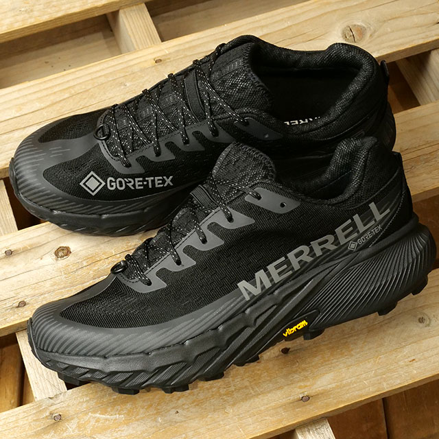 メレル MERRELL スニーカー アジリティー ピーク5 ゴアテックス J067745 M AGILITY PEAK 5 GORE-TEXトレイルランニングシューズ 防水 BLACK BLACK 正規取扱店 | MERRELL | 01
