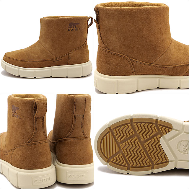 ソレル SOREL ブーツ ソレルエクスプローラー3 スリッポン ウォータープルーフ NL5122-242 W SOREL EXPLORER III SLIP-ON WP 防水 Velvet-Tan Chalk 正規取扱店 | SOREL | 02