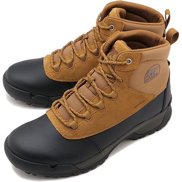 �\���� SOREL �X�j�[�J�[ �o�N�X�g�� ���C�g���[�X�v���X �E�H�[�^�[�v���[�t NM5166-286 M BUXTON LITE LACE PLUS WP �����Y�V���[�Y �h�� Elk ���K�戵�X