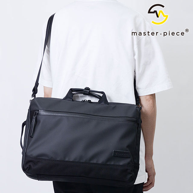 マスターピース master-piece ブリーフケース バックパック 02489 12L slick 3WAY BRIEF CASE 鞄 日本製 リュック デイパック ビジネスバッグ BLACK 正規取扱店 | master-piece