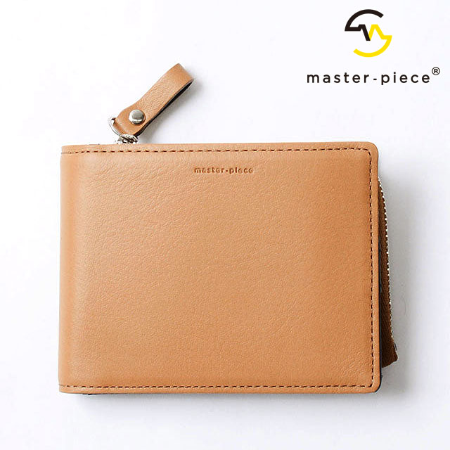 マスターピース master-piece 2フォールドウォレット 223162 FW24 Refine 2-FOLD WALLET メンズ・レディース 鞄 日本製 二つ折り財布 CAMEL 正規取扱店 | master-piece