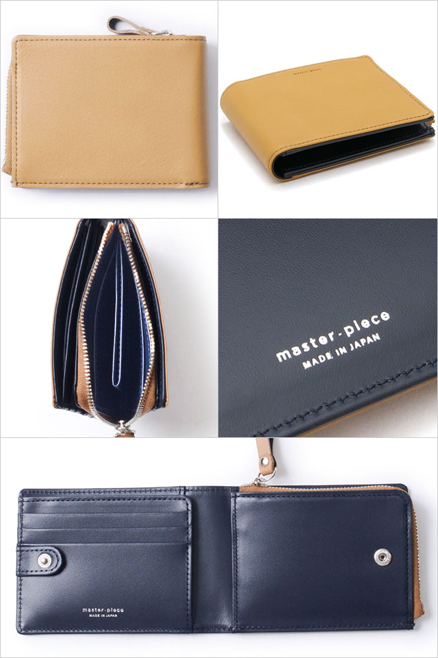 マスターピース master-piece 2フォールドウォレット 223162 FW24 Refine 2-FOLD WALLET メンズ・レディース 鞄 日本製 二つ折り財布 CAMEL 正規取扱店 | master-piece | 02