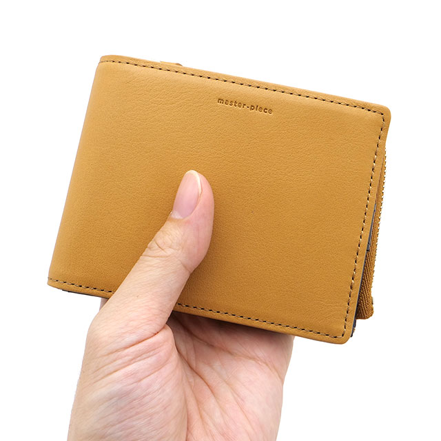 マスターピース master-piece 2フォールドウォレット 223162 FW24 Refine 2-FOLD WALLET メンズ・レディース 鞄 日本製 二つ折り財布 CAMEL 正規取扱店 | master-piece | 03