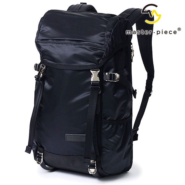 マスターピース master-piece フラップバックパック 02110-v2 16L Lightning FLAP BACKPACK メンズ レディース 鞄 日本製 リュック デイパック BLACK 正規取扱店 | master-piece | 01