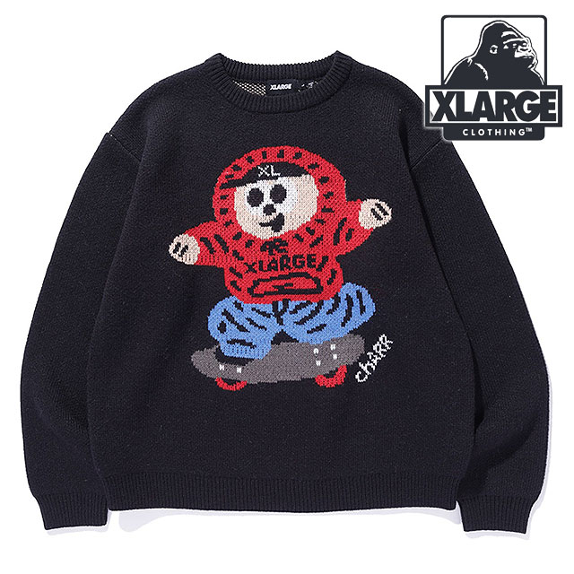 XLARGE エクストララージ ボーイ クルーネックニット 101244015006 BOY 