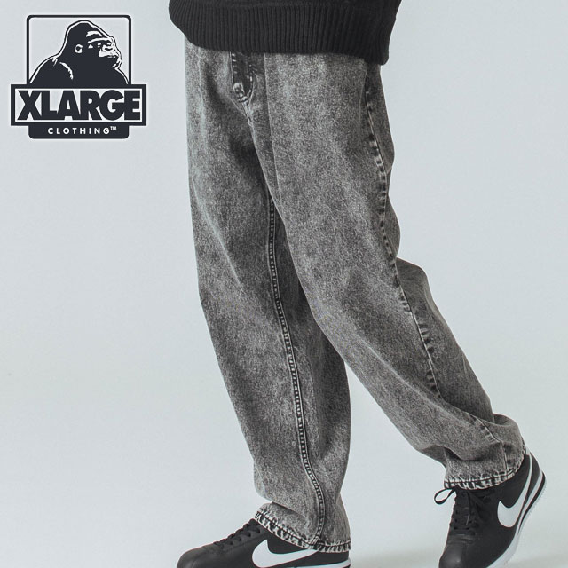 XLARGE（エクストラ ラージ） ケミカル ワイド デニムパンツ