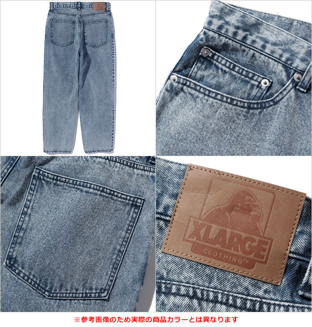 XLARGE（エクストラ ラージ） ケミカル ワイド デニムパンツ