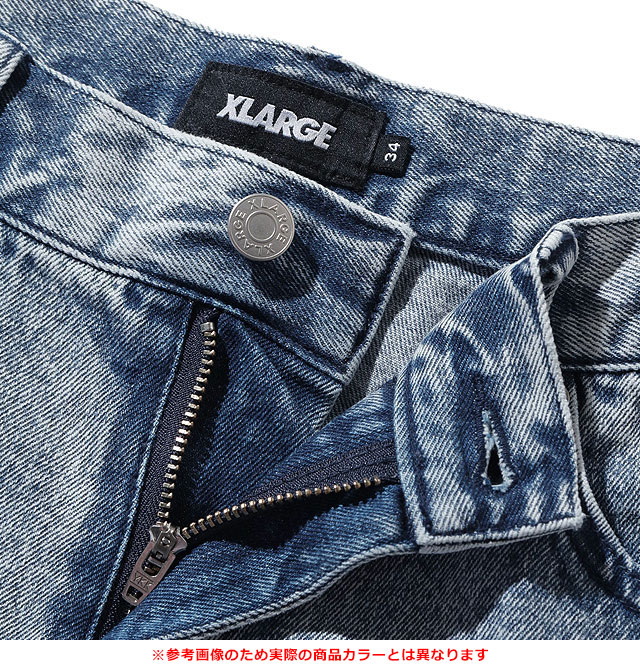 XLARGE（エクストラ ラージ） ケミカル ワイド デニムパンツ