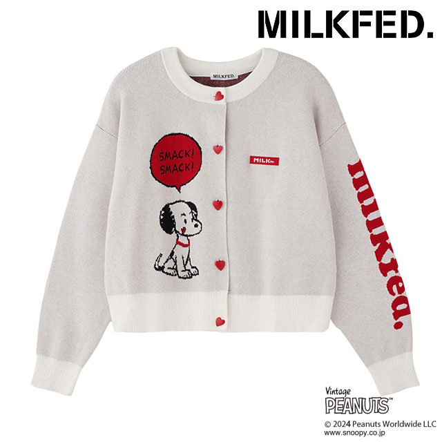 MILKFED. コラボ ミルクフェド ピーナッツ 75周年記念 ニット