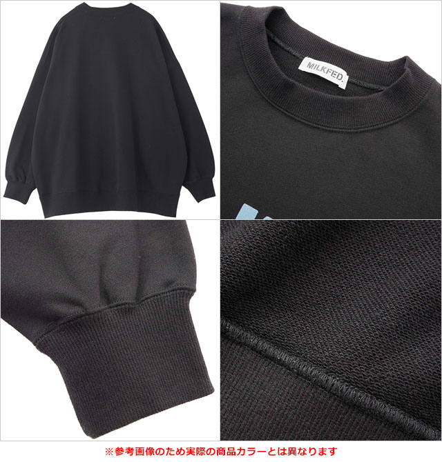 ミルクフェド MILKFED. ロゴビッグスウェットトップ 103244012003WINTER LOGO BIG SWEAT TOP レディース トレーナー スウェットシャツ OATMEAL 正規取扱店 MILKFED. ミルクフェド ロゴビッグスウェットトップ