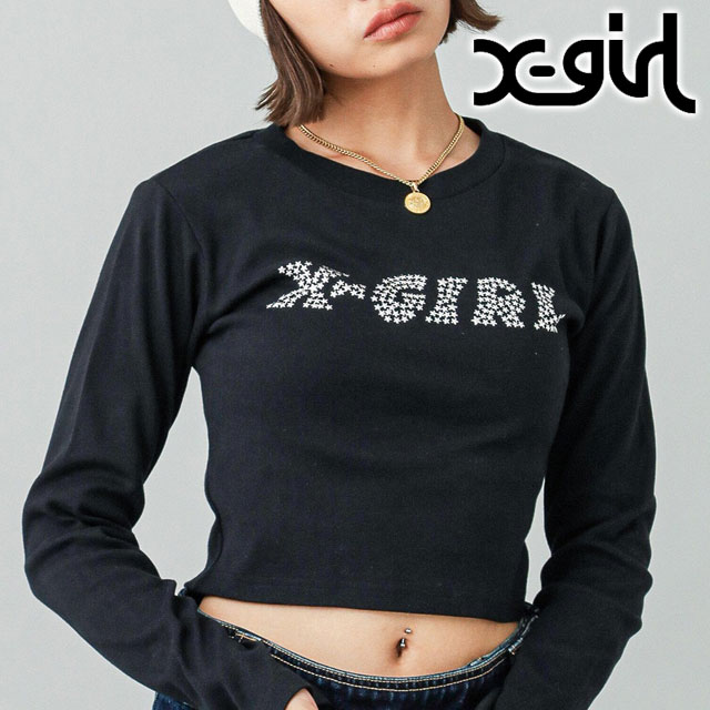 Calvin Klein tシャツ CKロゴリブロングスリーブベビーTシャツ