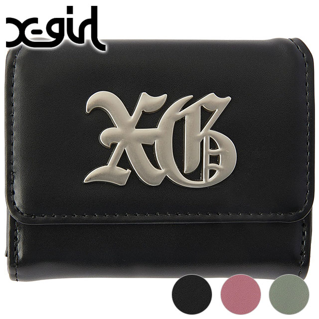 X-girl（エックスガール） オールドイングリッシュロゴバックル