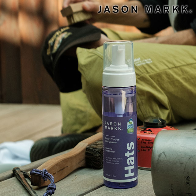 ジェイソンマーク JASON MARKK 207ml RTUハットクリーナー 160120 FW24 7oz Ready-To-Use Hat Cleaner 帽子ケア用品 泡タイプクリーナー 航空便不可 正規取扱店 | JASONMARKK | 01