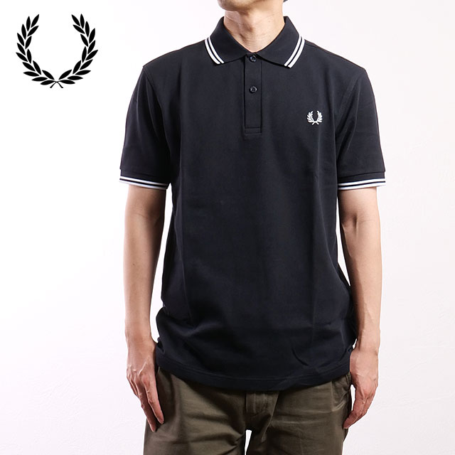 FRED PERRY（フレッドペリー） ポロシャツ ツイン ティップド フレッド